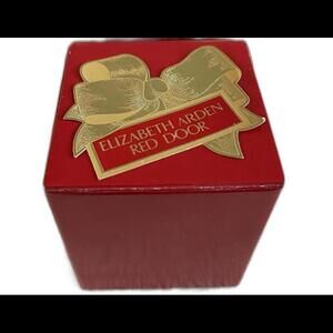 Rare Elizabeth Arden Red Door Christmas Box Candle Vintage New